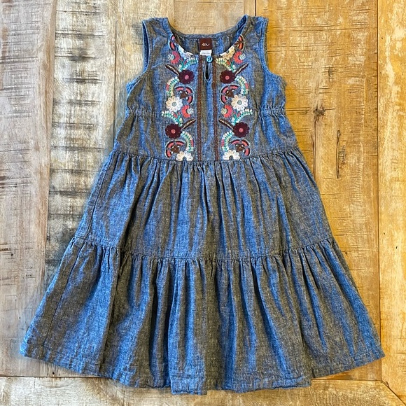 Tea Collection Other - Tea Collection girls linen dress size 4